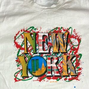 Vintage New York Cotton T-shirt WTC 1992
